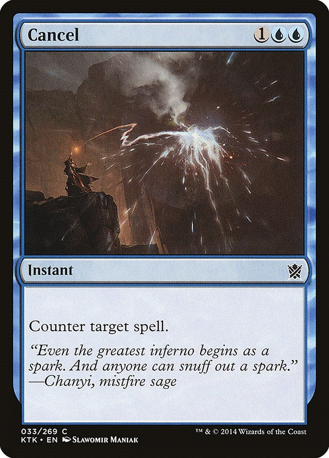 Image for Cancel (33) (Khans of Tarkir) - Magic: The Gathering