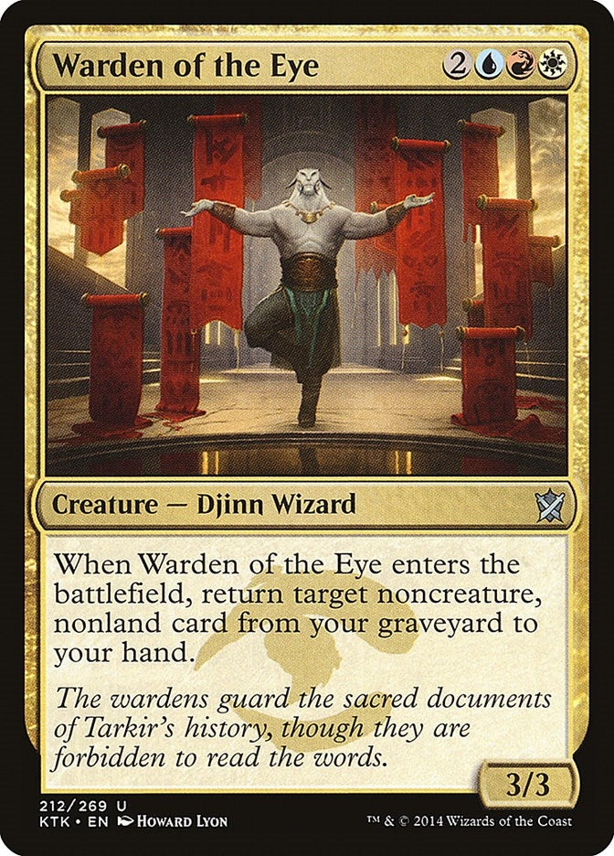 Image for Warden of the Eye (212) (Khans of Tarkir) - Magic: The Gathering