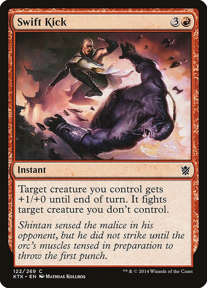 Image for Swift Kick (122) (Khans of Tarkir) - Magic: The Gathering
