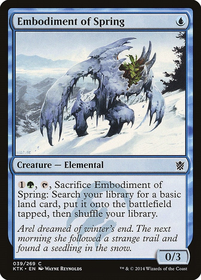 Image for Embodiment of Spring (39) (Khans of Tarkir) - Magic: The Gathering