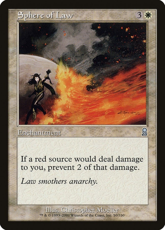 Image for Sphere of Law (50) (Odyssey) - Magic: The Gathering