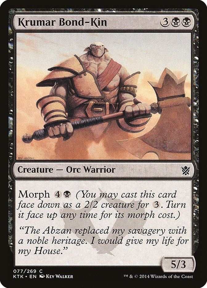 Image for Krumar Bond-Kin (77) (Khans of Tarkir) - Magic: The Gathering
