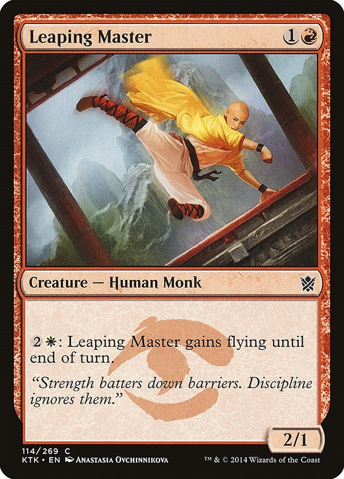 Image for Leaping Master (114) (Khans of Tarkir) - Magic: The Gathering