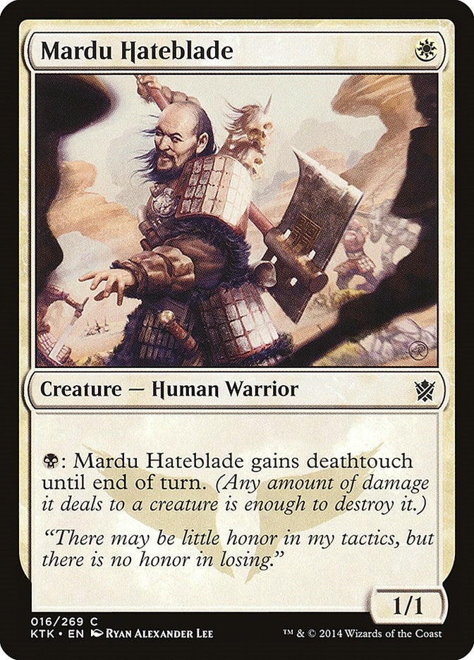 Image for Mardu Hateblade (16) (Khans of Tarkir) - Magic: The Gathering