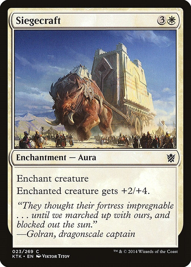 Image for Siegecraft (23) (Khans of Tarkir) - Magic: The Gathering