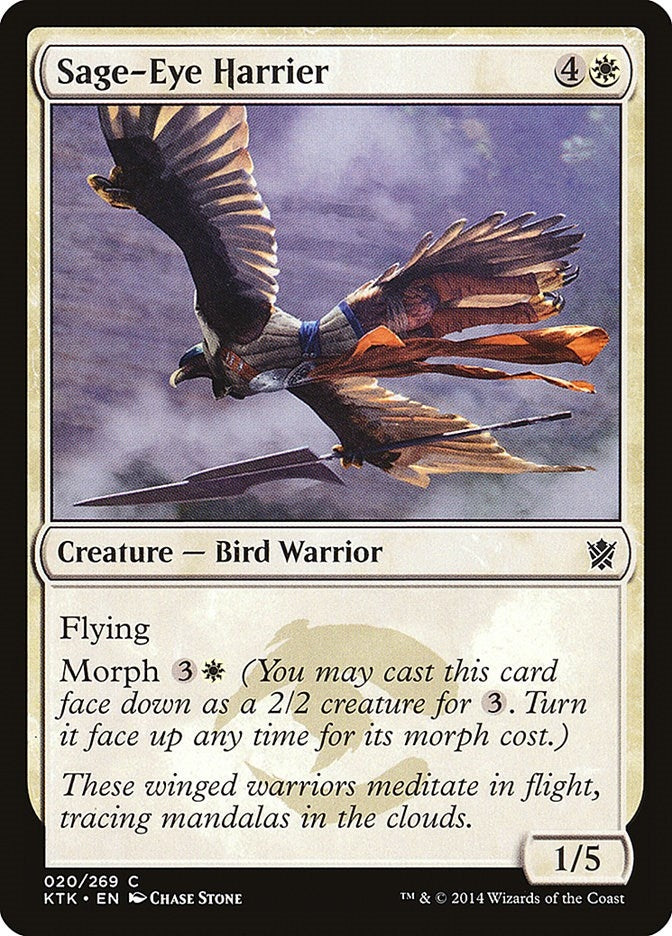 Image for Sage-Eye Harrier (20) (Khans of Tarkir) - Magic: The Gathering