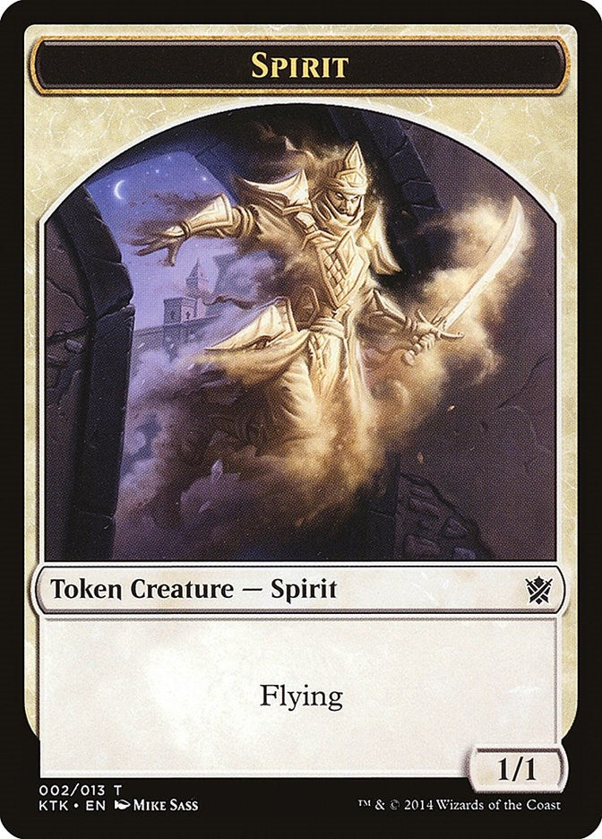 Image for Spirit Token (2) (Khans of Tarkir) - Magic: The Gathering