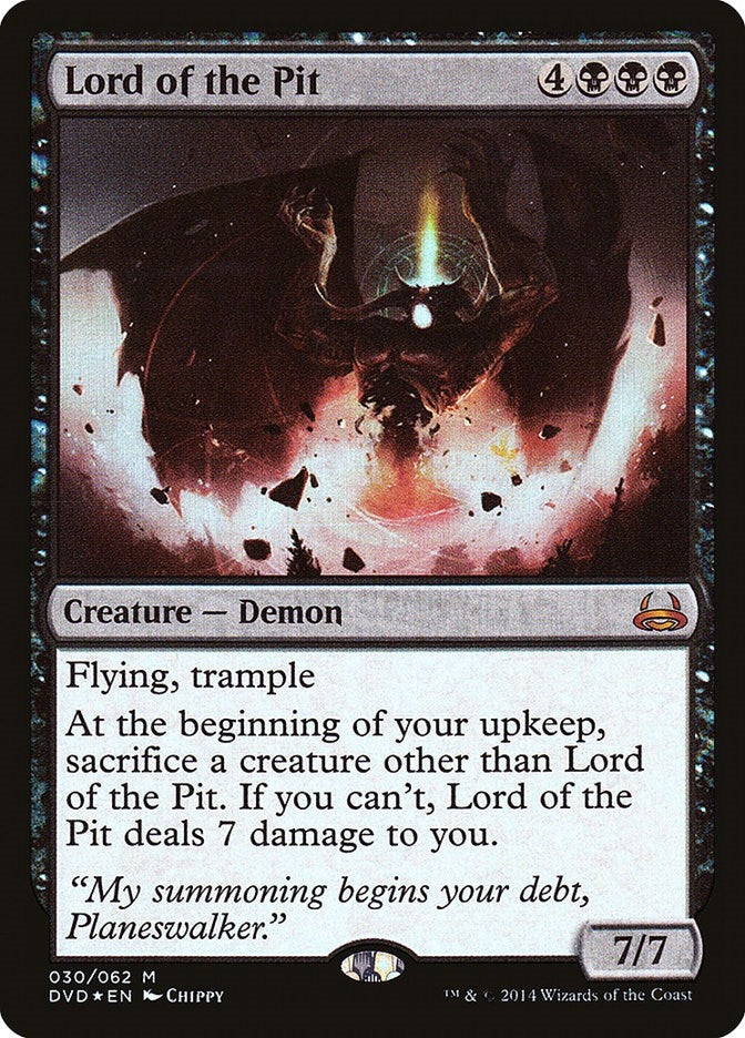 Image for Lord of the Pit (30) (Duel Decks: Anthology) - Magic: The Gathering