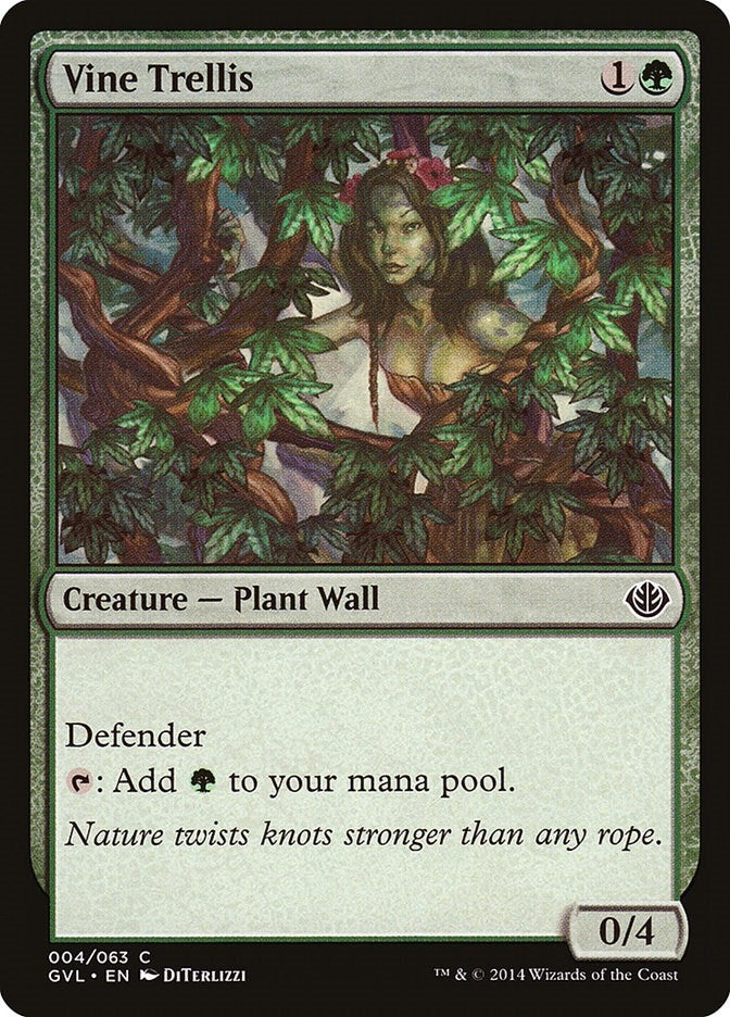 Image for Vine Trellis (4) (Duel Decks: Anthology) - Magic: The Gathering