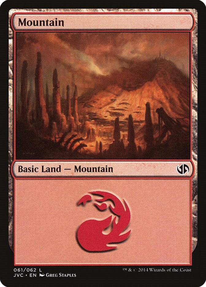Image for Mountain (061) (JVC) (61) (Duel Decks: Anthology) - Magic: The Gathering
