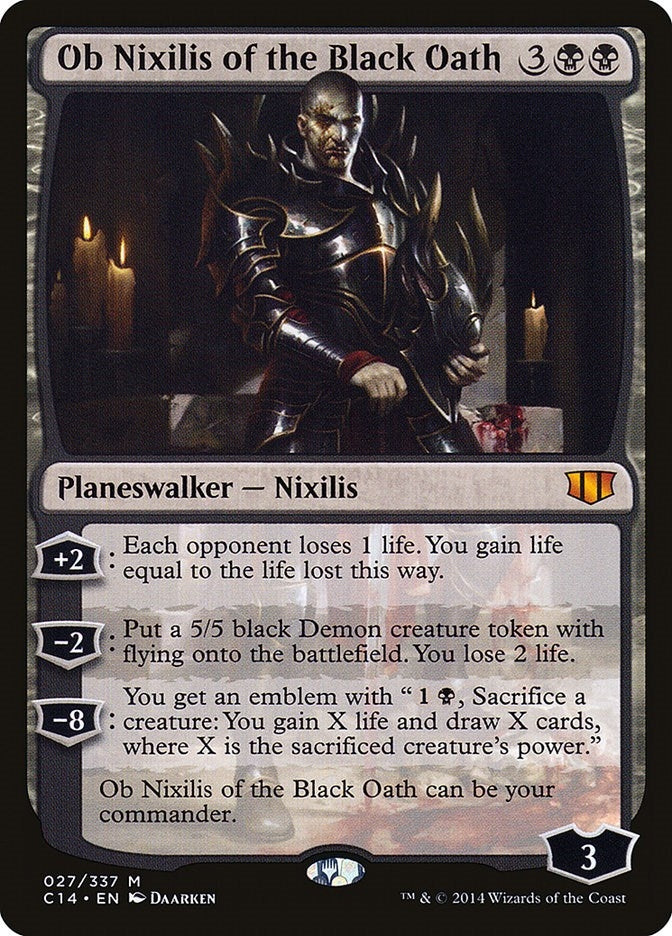 Image for Ob Nixilis of the Black Oath (27) (Commander 2014) - Magic: The Gathering