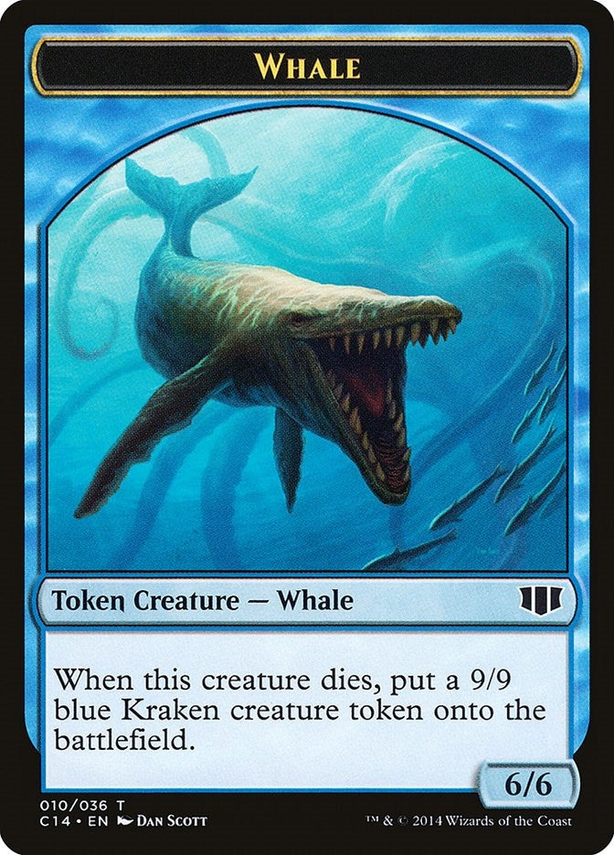 Image for Whale // Zombie (011) Double-Sided Token (10 // 11) (Commander 2014) - Magic: The Gathering