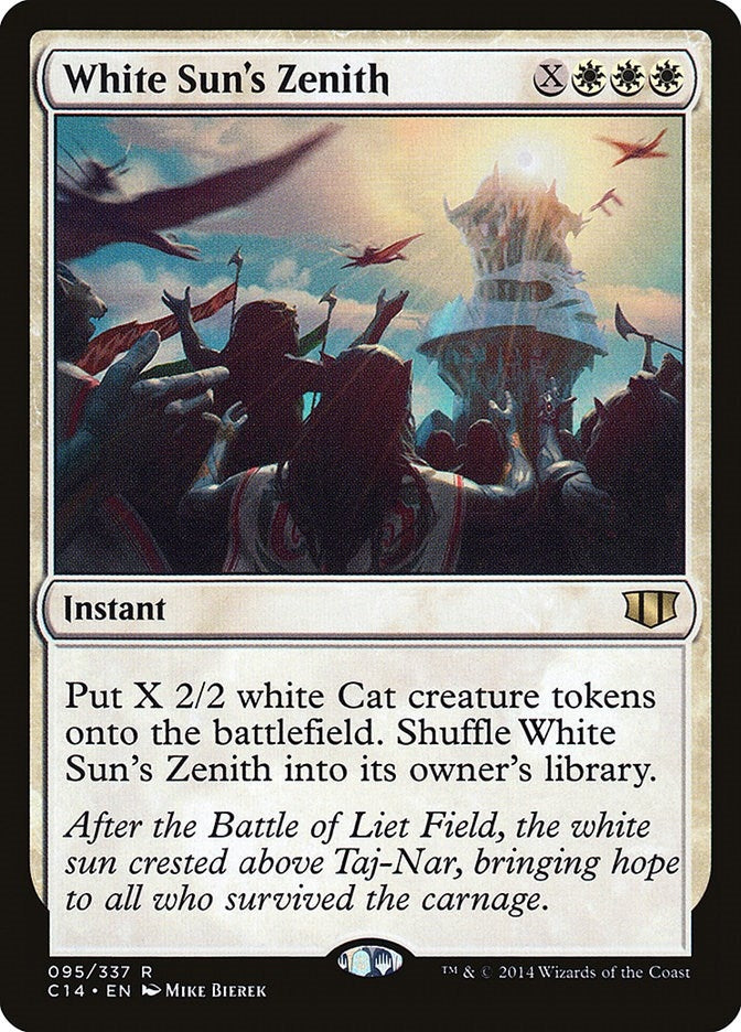 Image for White Sun's Zenith (95) (Commander 2014) - Magic: The Gathering