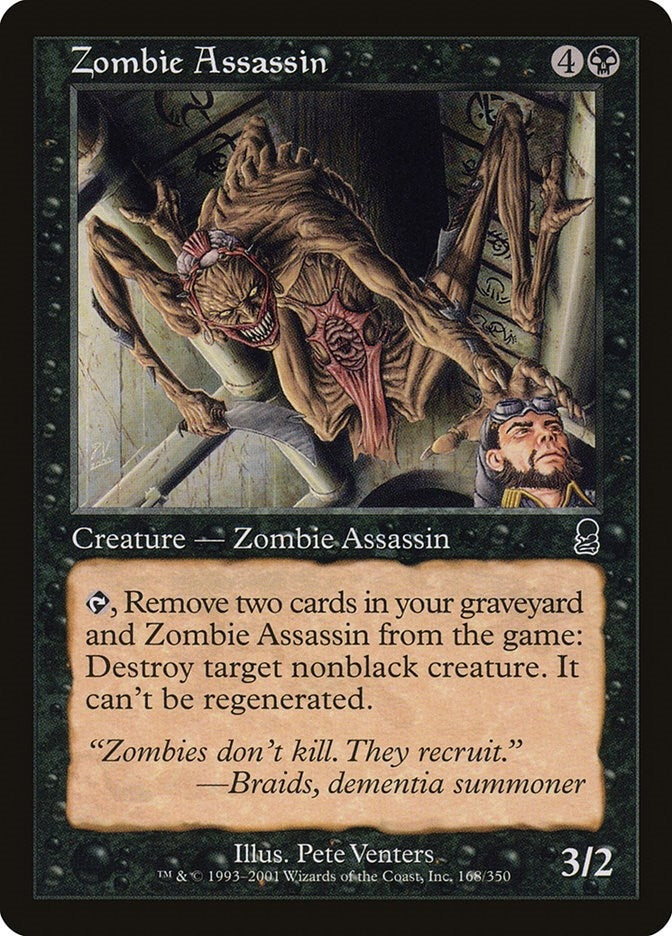 Image for Zombie Assassin (168) (Odyssey) - Magic: The Gathering