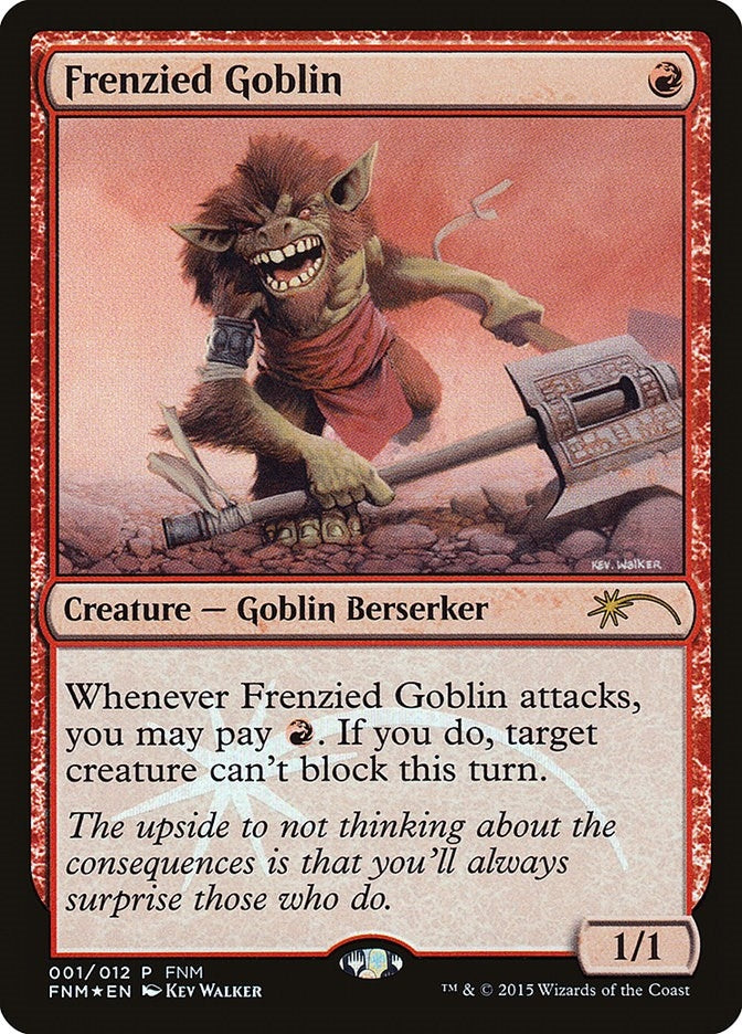 Image for Frenzied Goblin (1) (FNM Promos) - Magic: The Gathering