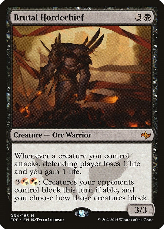 Image for Brutal Hordechief (64) (Fate Reforged) - Magic: The Gathering