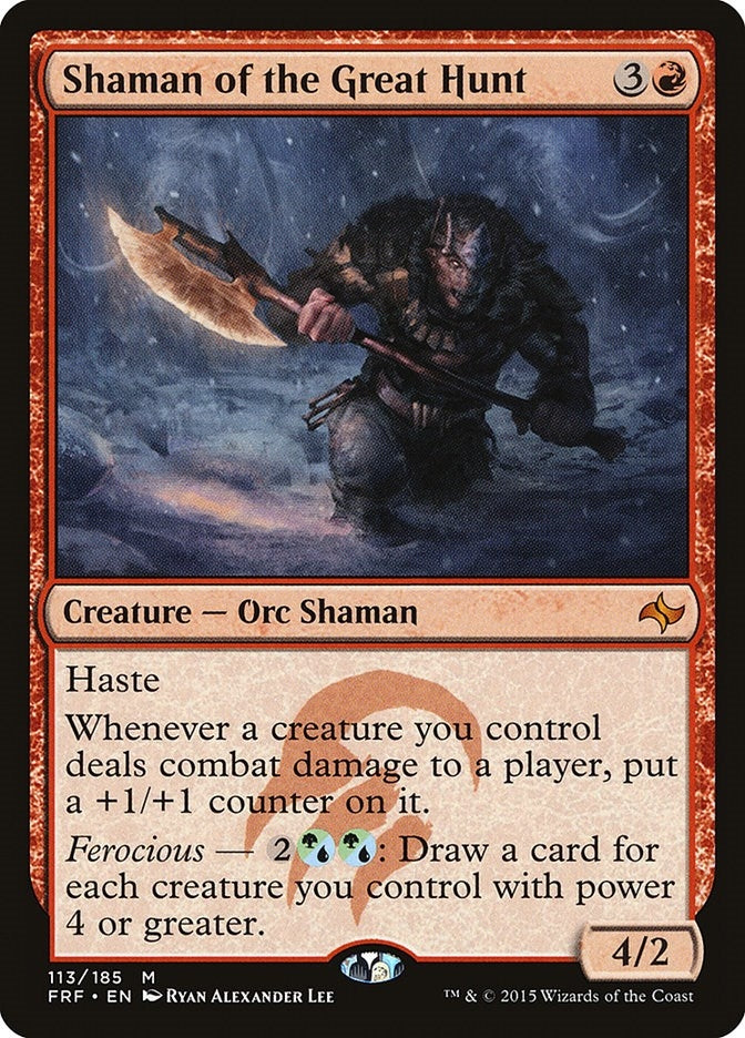 Image for Shaman of the Great Hunt (113) (Fate Reforged) - Magic: The Gathering