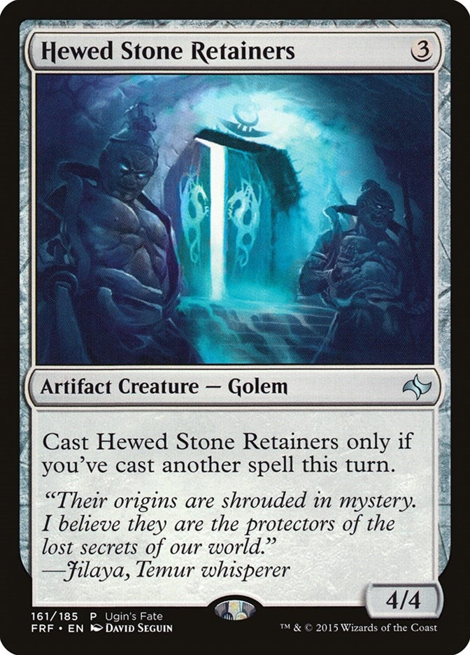 Image for Hewed Stone Retainers (161) (Ugin's Fate Promos) - Magic: The Gathering