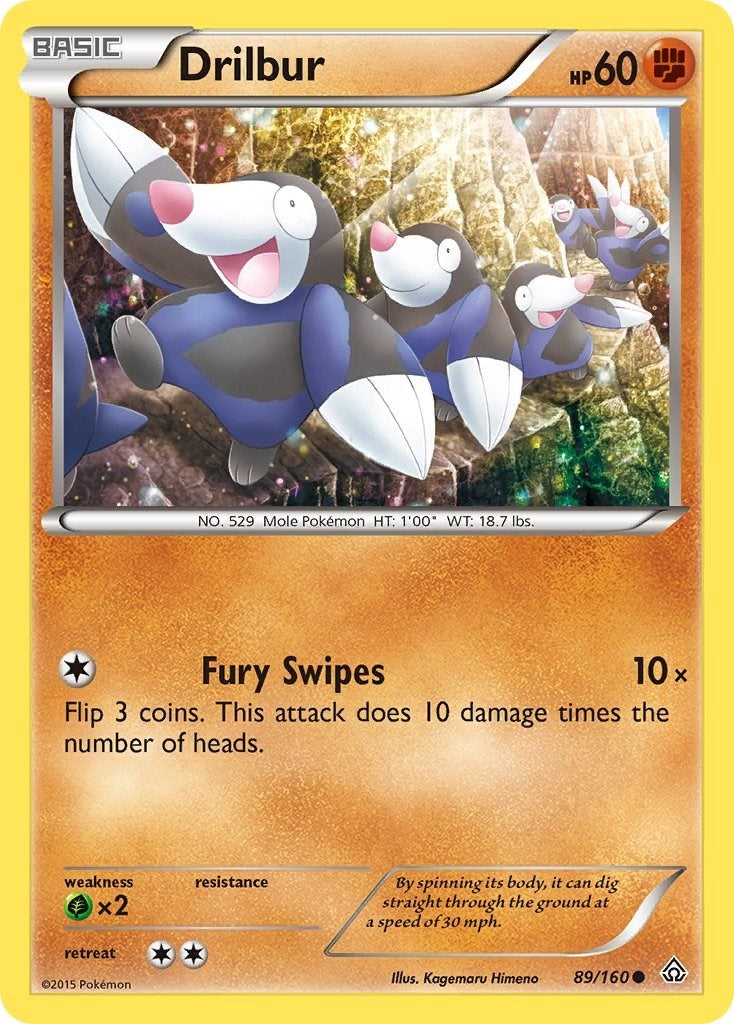 Image for Drilbur (89/160) (XY - Primal Clash) - Pokemon
