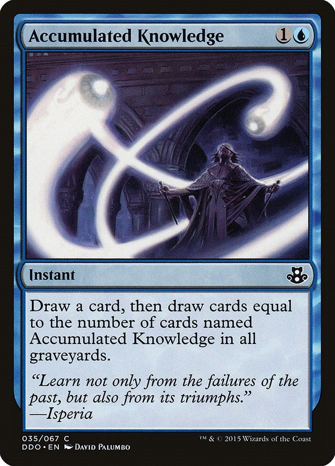 Image for Accumulated Knowledge (35) (Duel Decks: Elspeth vs. Kiora) - Magic: The Gathering