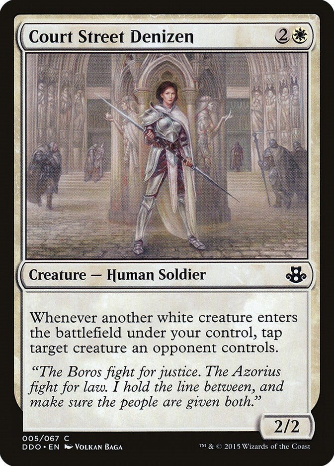 Image for Court Street Denizen (5) (Duel Decks: Elspeth vs. Kiora) - Magic: The Gathering