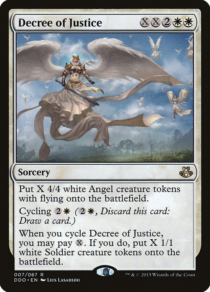 Image for Decree of Justice (7) (Duel Decks: Elspeth vs. Kiora) - Magic: The Gathering