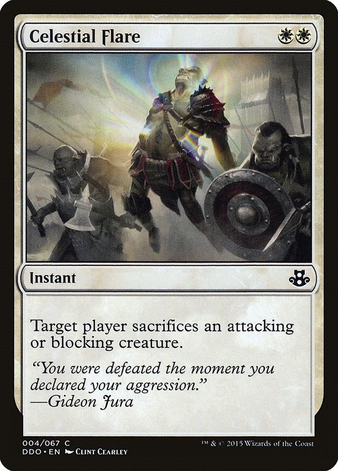 Image for Celestial Flare (4) (Duel Decks: Elspeth vs. Kiora) - Magic: The Gathering