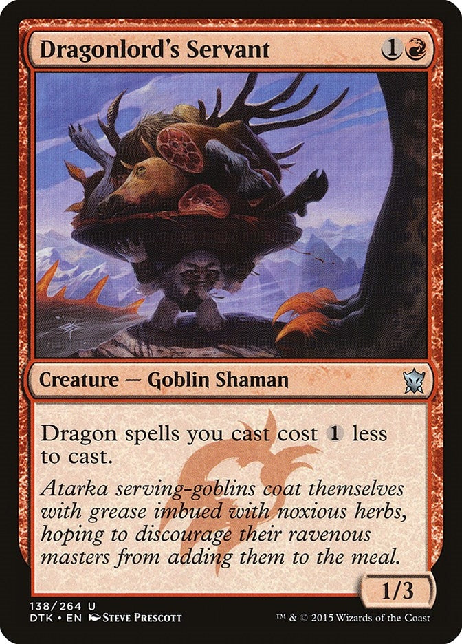Image for Dragonlord's Servant (138) (Dragons of Tarkir) - Magic: The Gathering