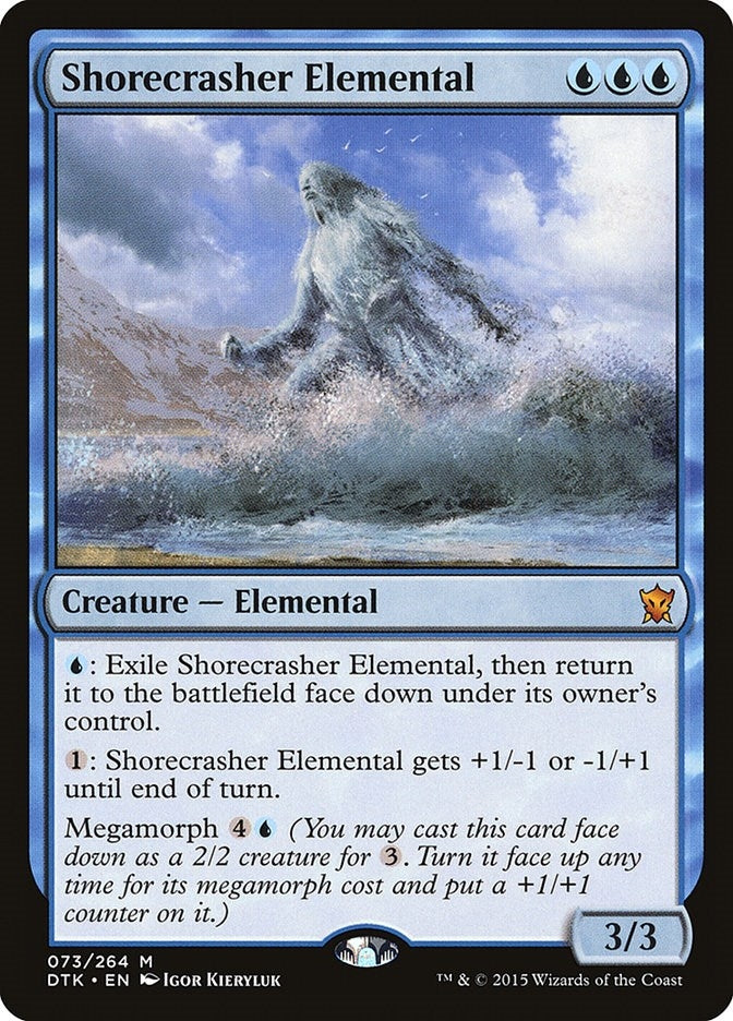 Image for Shorecrasher Elemental (73) (Dragons of Tarkir) - Magic: The Gathering