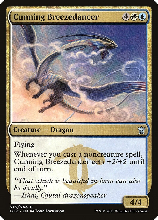 Image for Cunning Breezedancer (215) (Dragons of Tarkir) - Magic: The Gathering