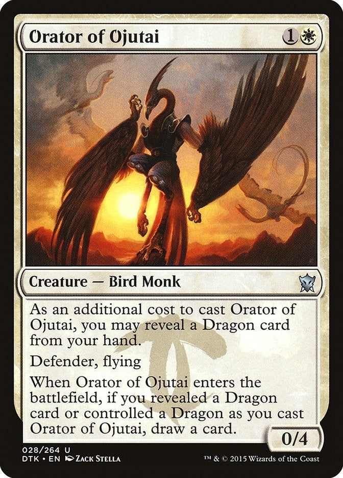 Image for Orator of Ojutai (28) (Dragons of Tarkir) - Magic: The Gathering