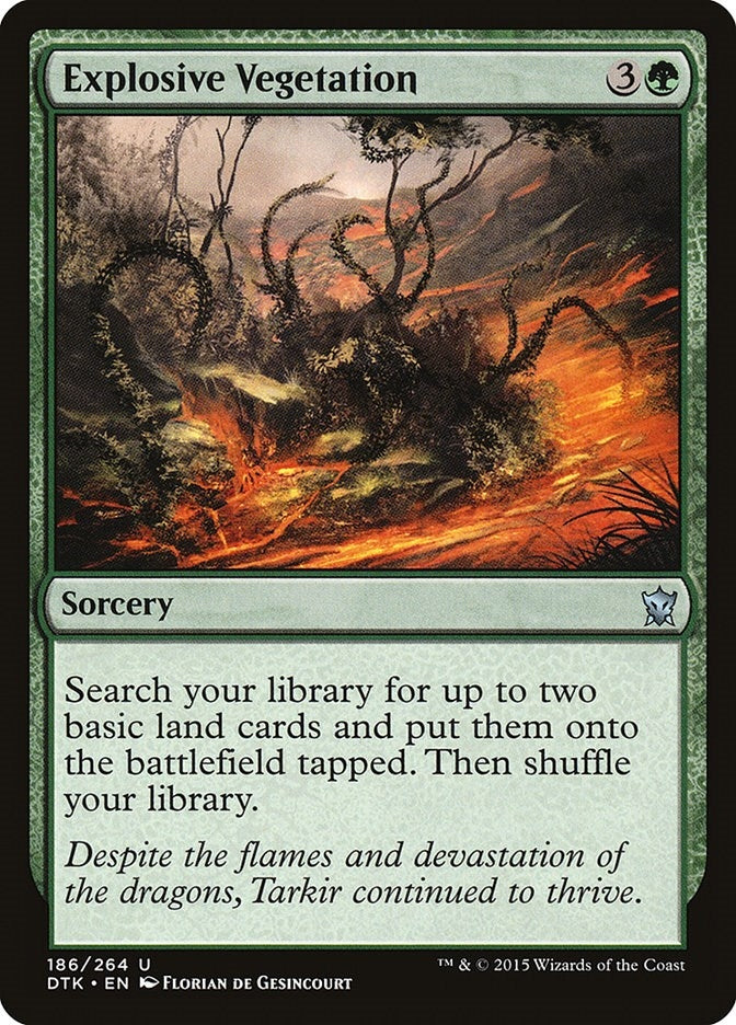 Image for Explosive Vegetation (186) (Dragons of Tarkir) - Magic: The Gathering
