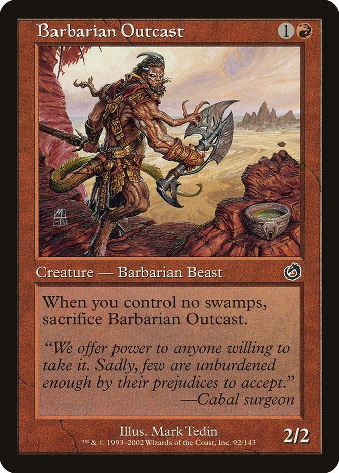 Image for Barbarian Outcast (92) (Torment) - Magic: The Gathering