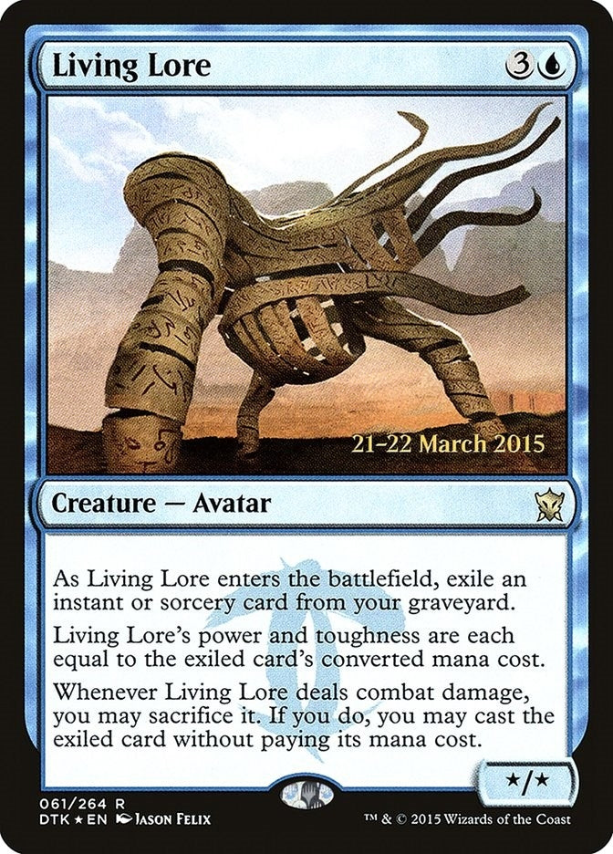 Image for Living Lore (61) (Prerelease Cards) - Magic: The Gathering