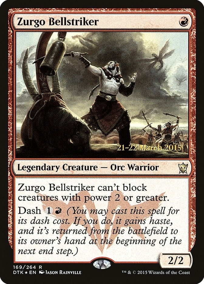 Image for Zurgo Bellstriker (169) (Prerelease Cards) - Magic: The Gathering