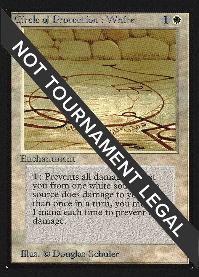 Image for Circle of Protection: White (IE) (International Edition) - Magic: The Gathering