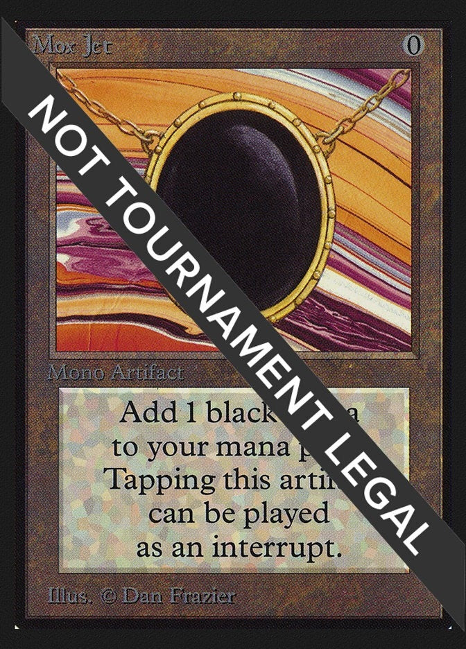 Image for Mox Jet (IE) (International Edition) - Magic: The Gathering