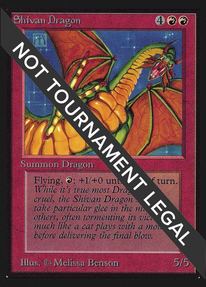 Image for Shivan Dragon (IE) (International Edition) - Magic: The Gathering