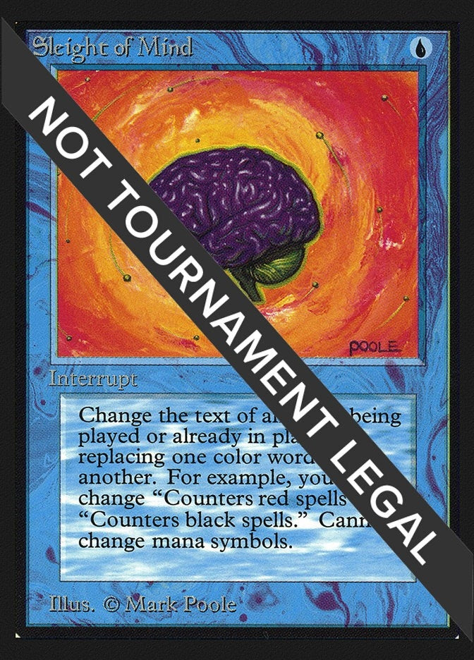 Image for Sleight of Mind (IE) (International Edition) - Magic: The Gathering