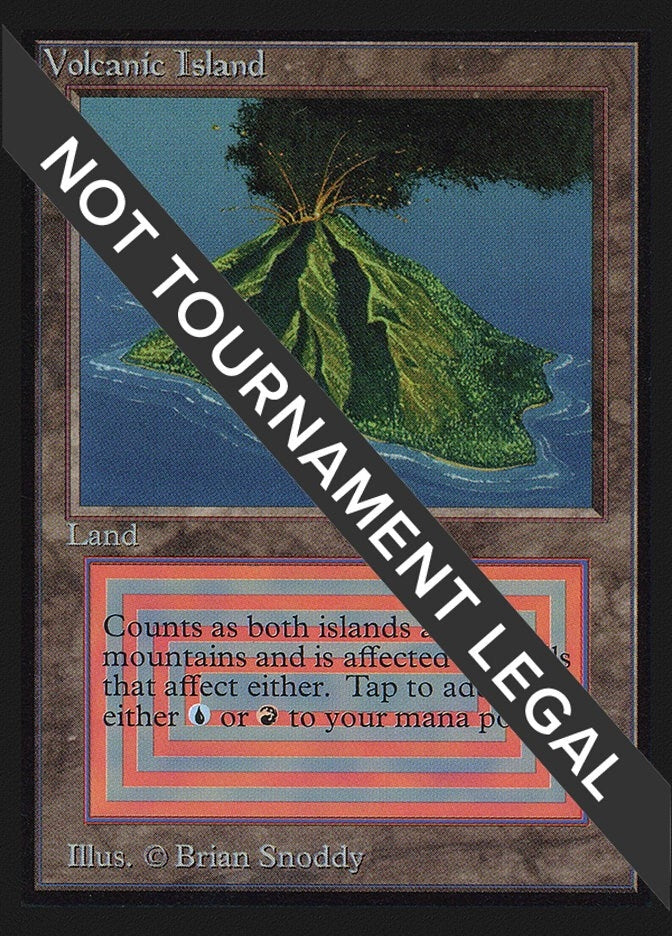 Image for Volcanic Island (IE) (International Edition) - Magic: The Gathering