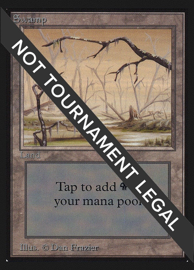 Image for Swamp (B) (IE) (296) (International Edition) - Magic: The Gathering