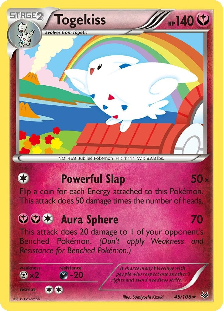 Image for Togekiss (45) (45/108) (XY - Roaring Skies) - Pokemon