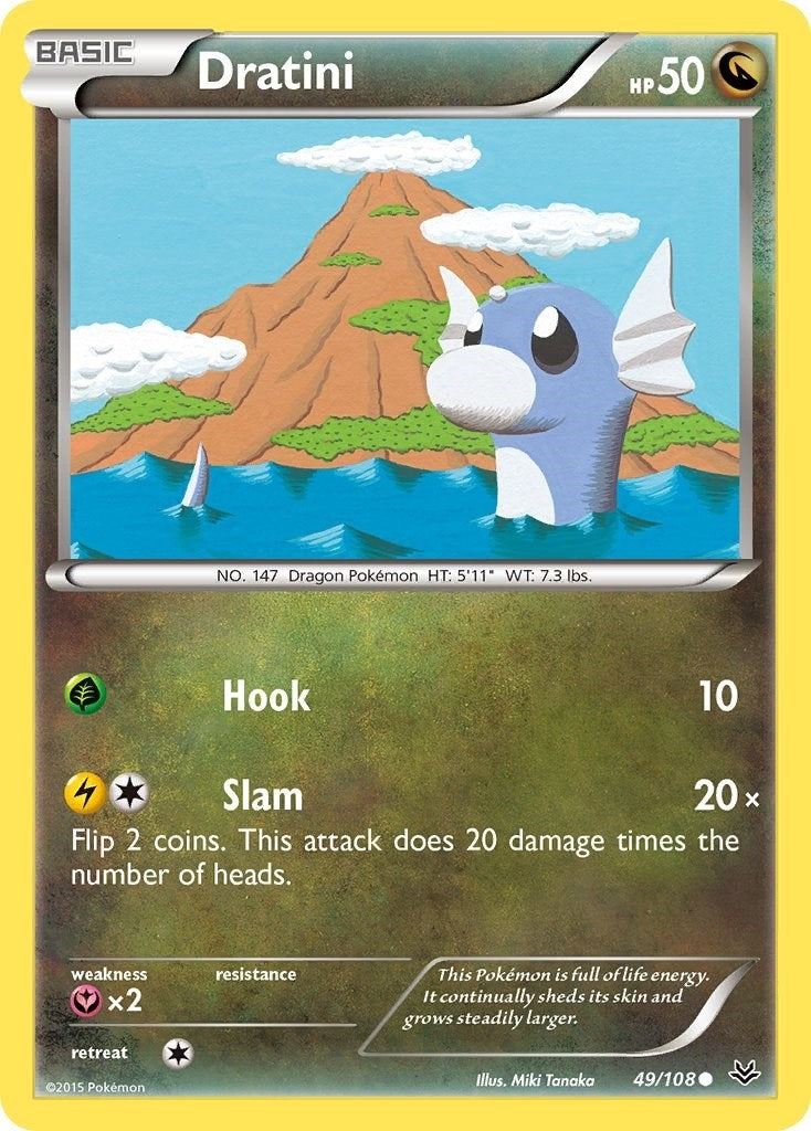 Image for Dratini (49/108) (XY - Roaring Skies) - Pokemon
