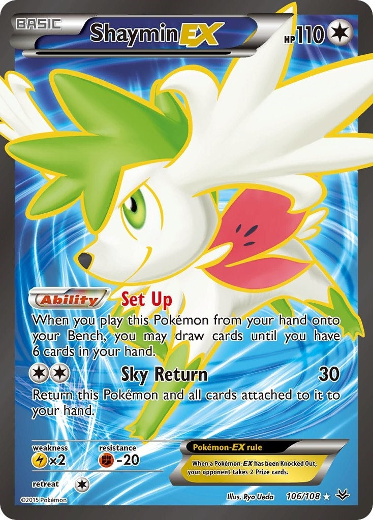 Image for Shaymin EX (106 Full Art) (106/108) (XY - Roaring Skies) - Pokemon