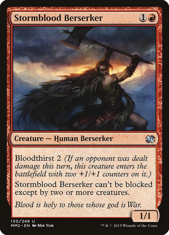 Image for Stormblood Berserker (130) (Modern Masters 2015) - Magic: The Gathering