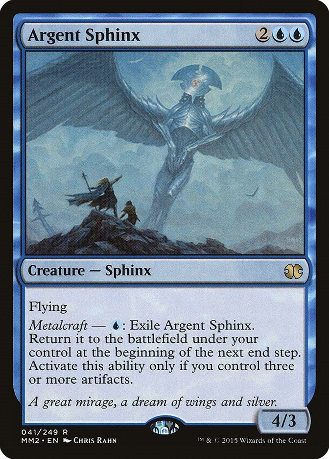 Image for Argent Sphinx (41) (Modern Masters 2015) - Magic: The Gathering