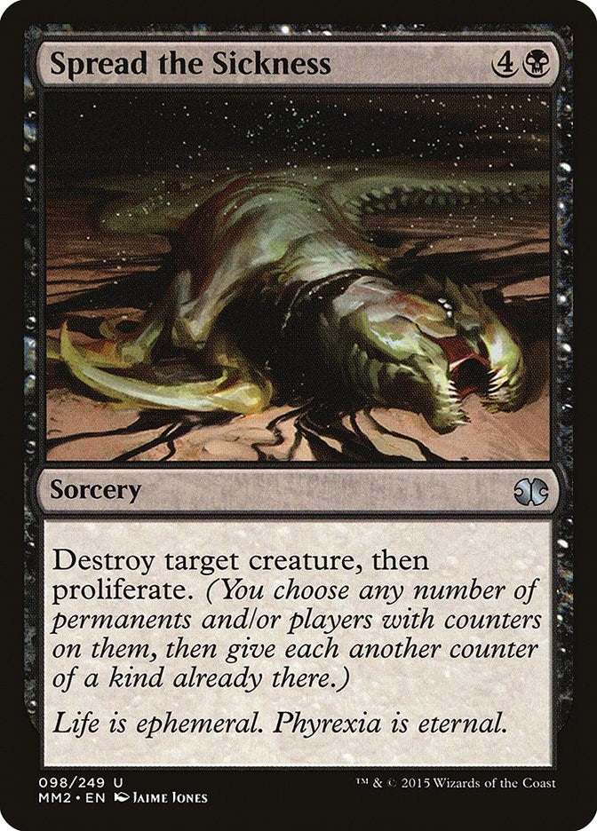 Image for Spread the Sickness (98) (Modern Masters 2015) - Magic: The Gathering