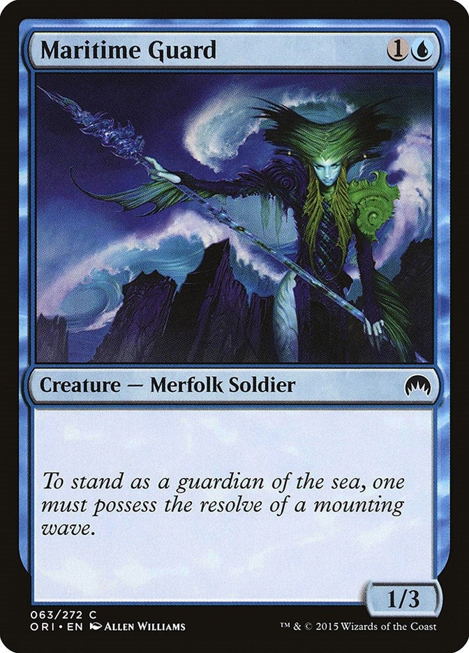 Image for Maritime Guard (63) (Magic Origins) - Magic: The Gathering