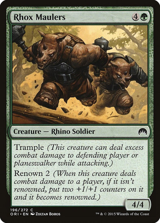 Image for Rhox Maulers (196) (Magic Origins) - Magic: The Gathering