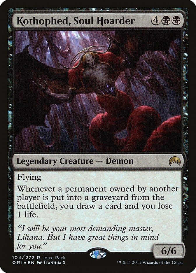 Image for Kothophed, Soul Hoarder (104) (Unique and Miscellaneous Promos) - Magic: The Gathering